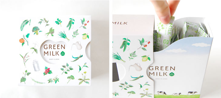 greenmilkグリーンミルクのパッケージ