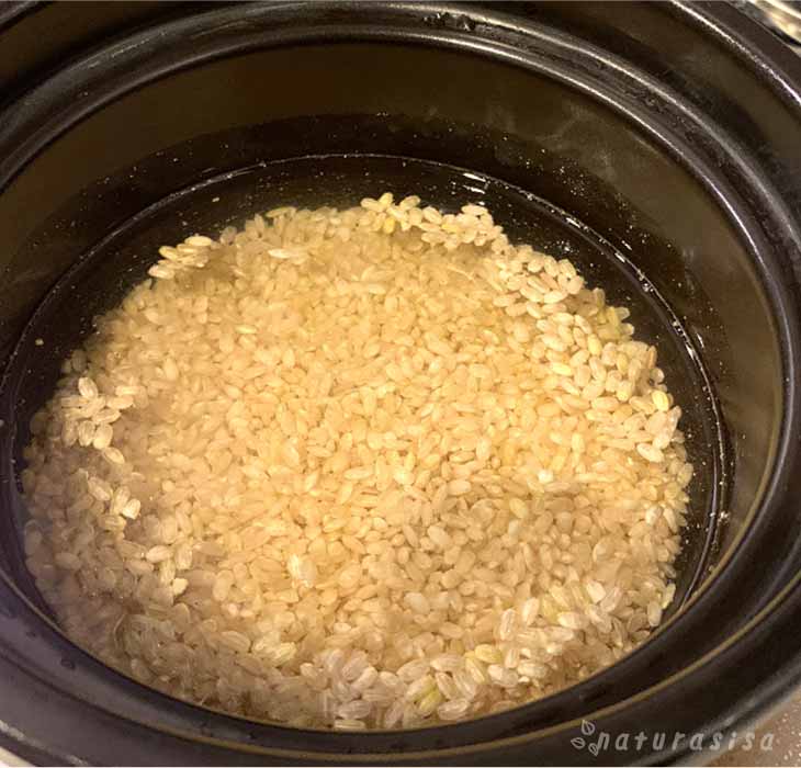 ハリオ1合で炊く発芽玄米